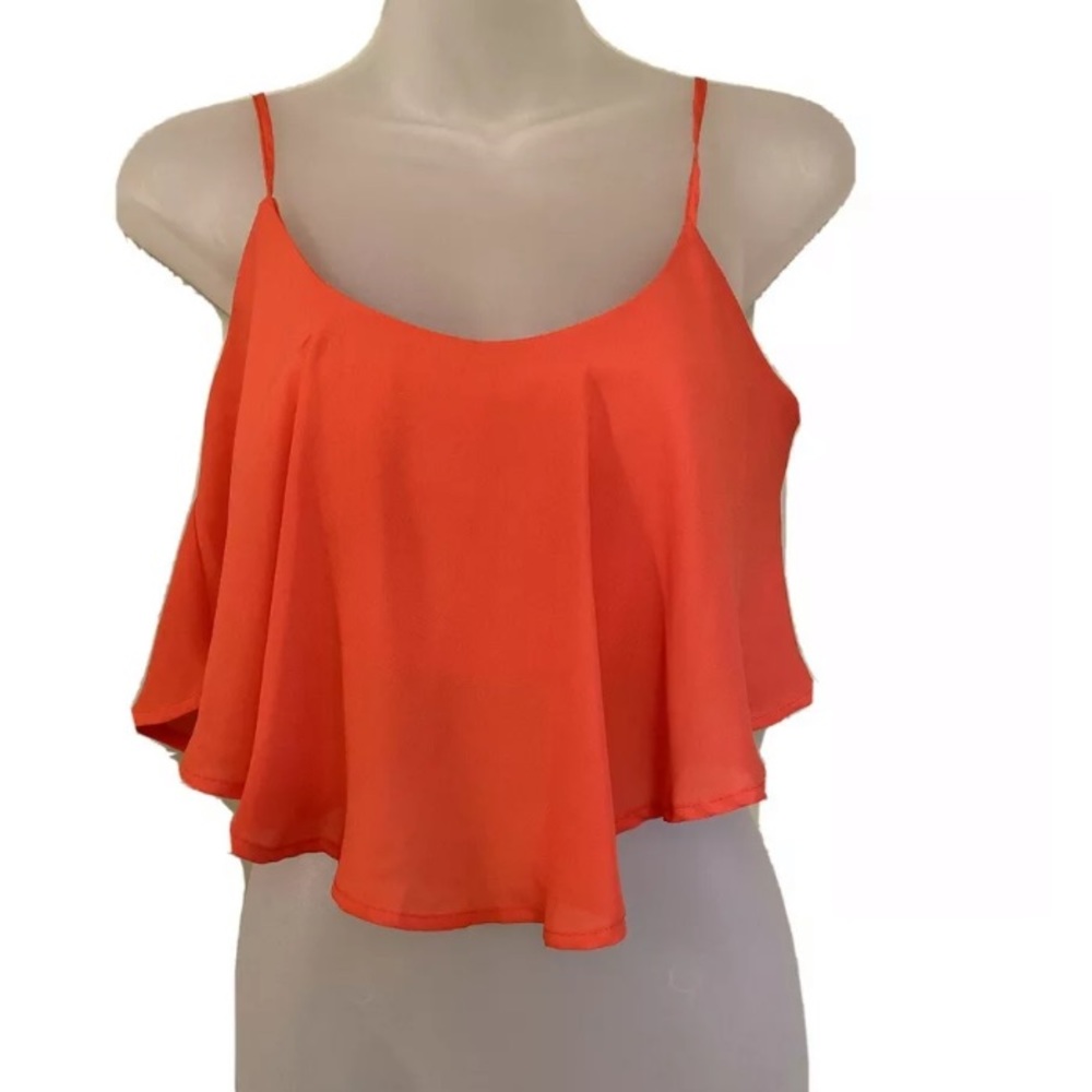Crop Tank Top Shirt Size M Adjustable Straps UK2LA